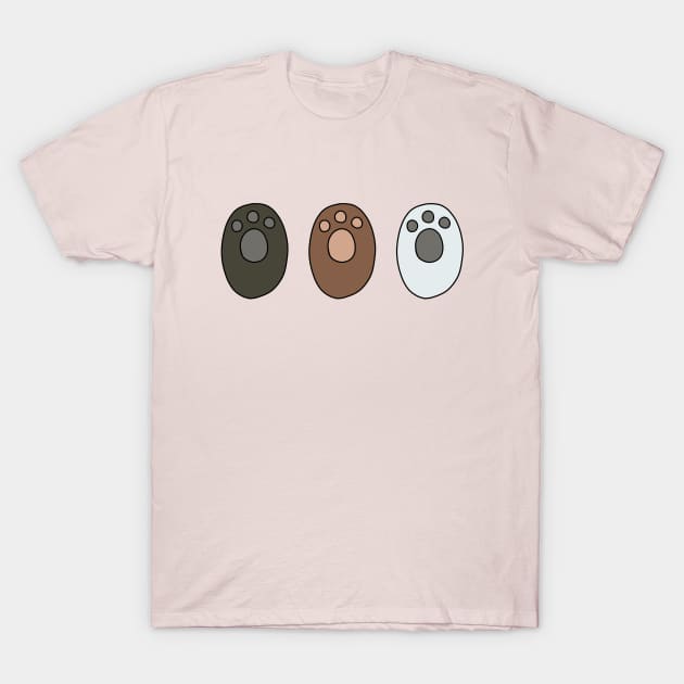 We Bare Bears - Paws T-Shirt by valentinahramov